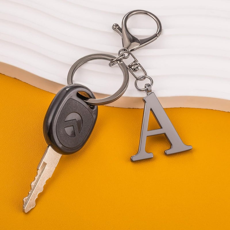 LAXPICOL Gold Letter A-Z Keychain for Women Bag Charms Purse Charms For Handbags Metal Alphabet Initial Letter Keychain - Image 3